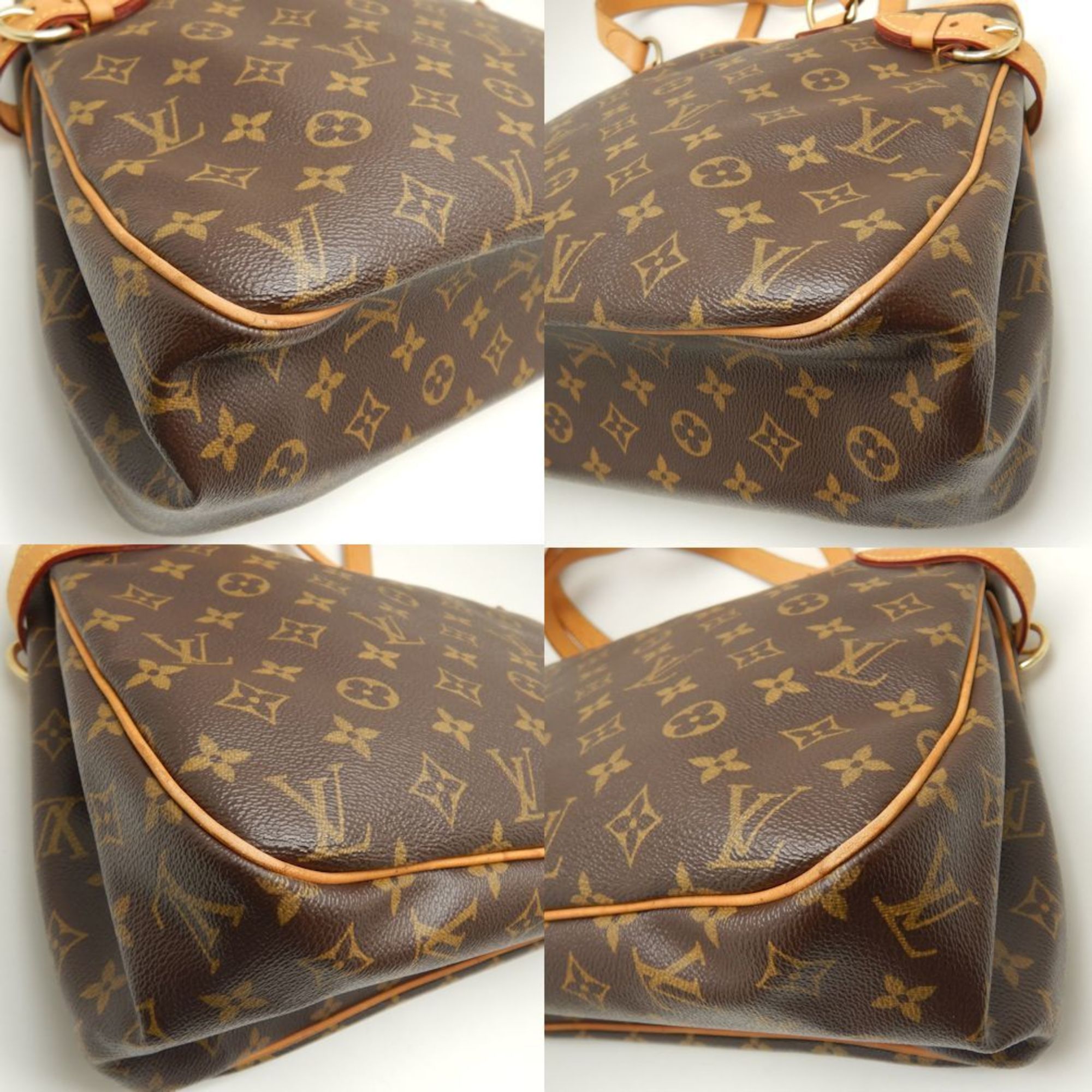Louis Vuitton Brown Pvc Tote Bag (Pre-Owned)