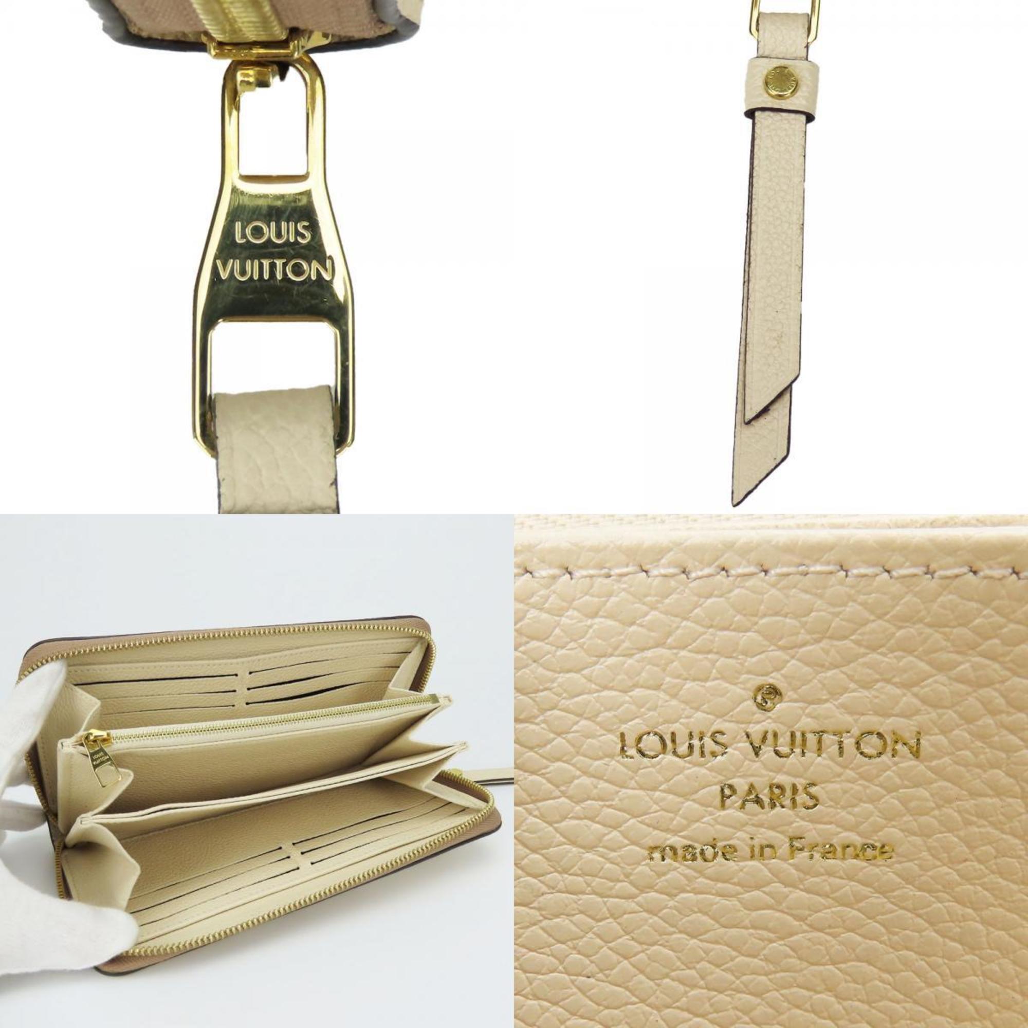 Louis Vuitton Beige Cream Monogram Empreinte Long Wallet (Bi-Fold) (Pre-Owned)
