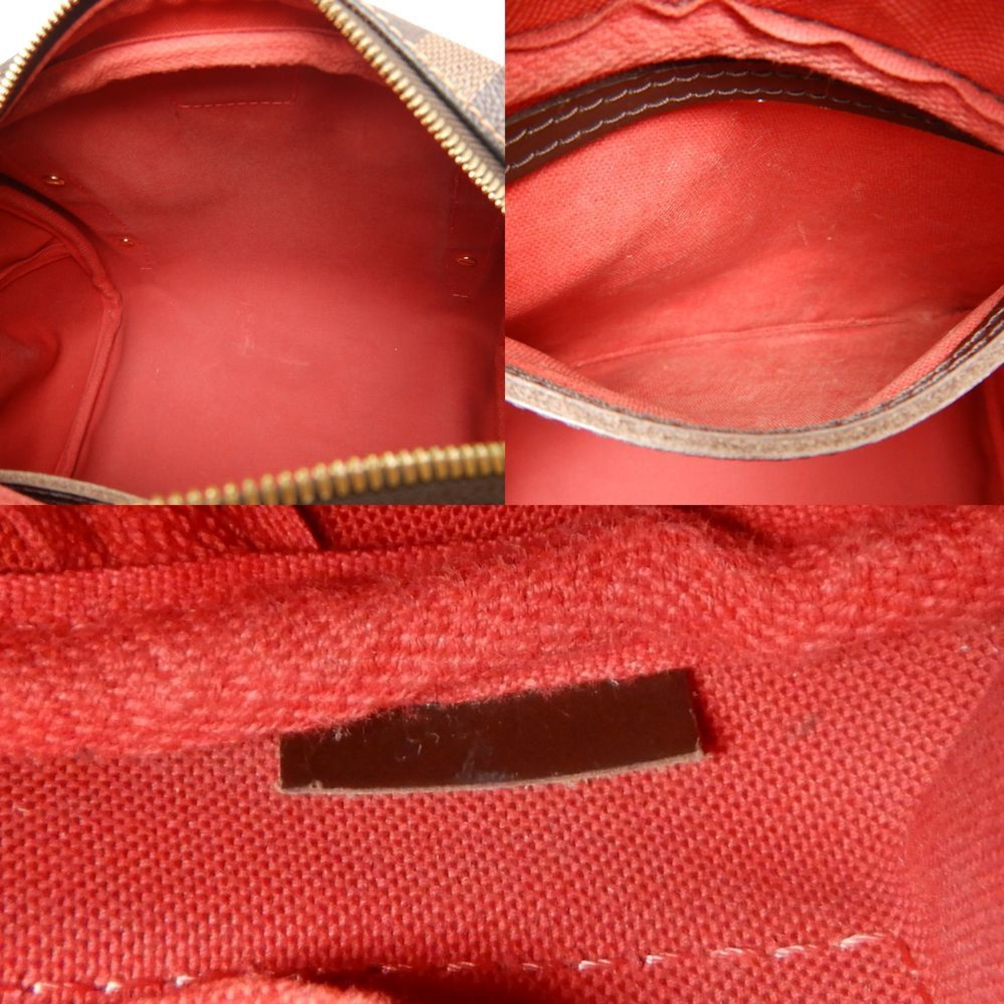 Louis Vuitton Ebene Pvc Shoulder Bag (Pre-Owned)