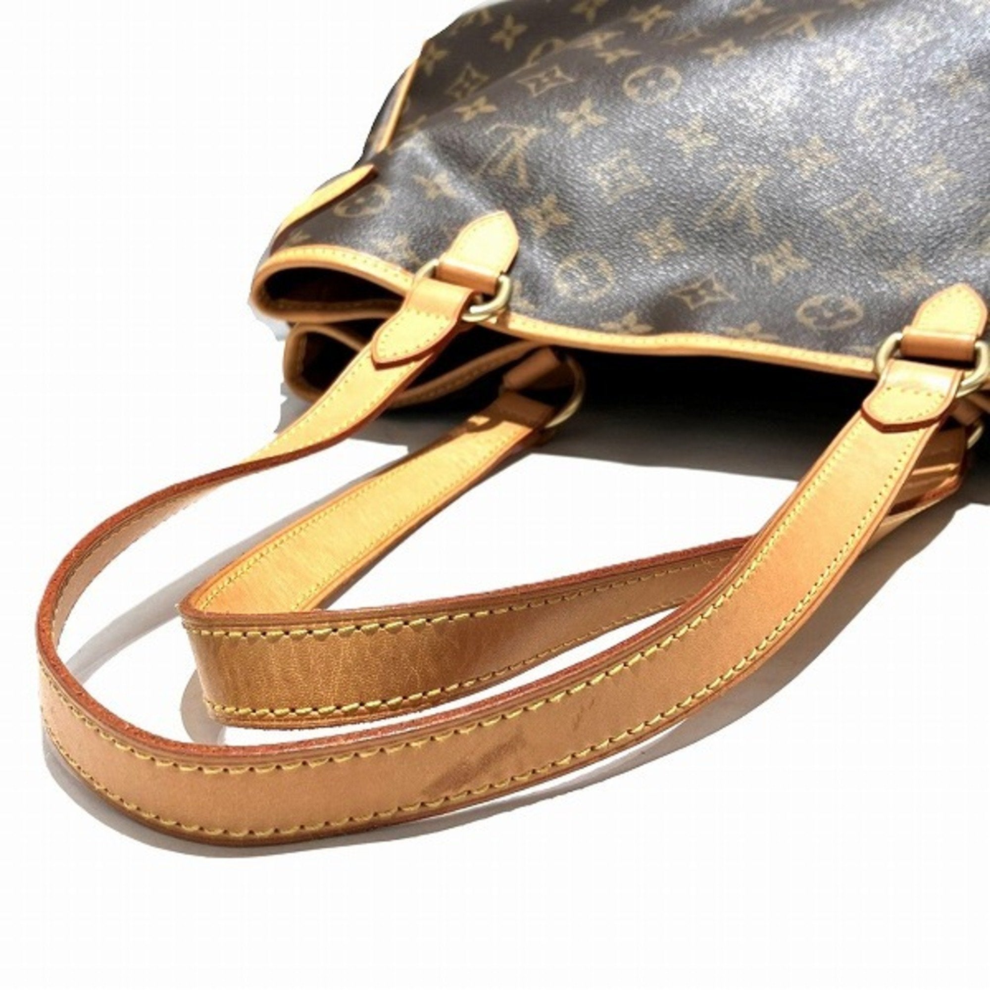 Louis Vuitton Brown Monogram Handbag Tote Bag (Pre-Owned)