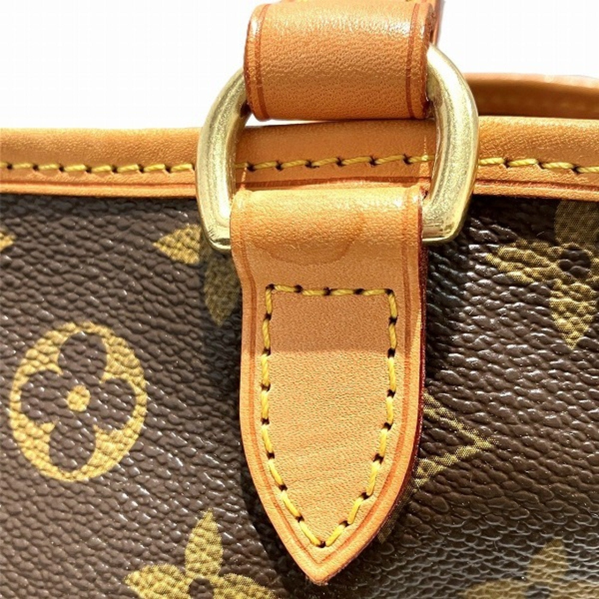 Louis Vuitton Brown Monogram Handbag Tote Bag (Pre-Owned)