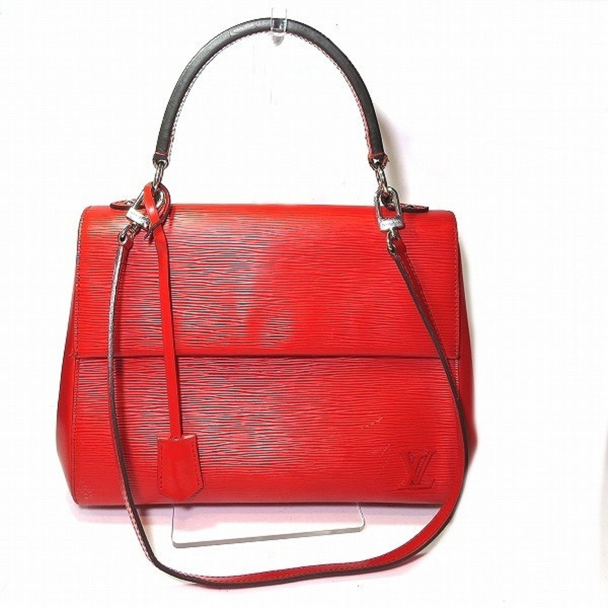 Louis Vuitton Coquelicots Red Color Epi Leather Handbag Shoulder Bag (Pre-Owned)