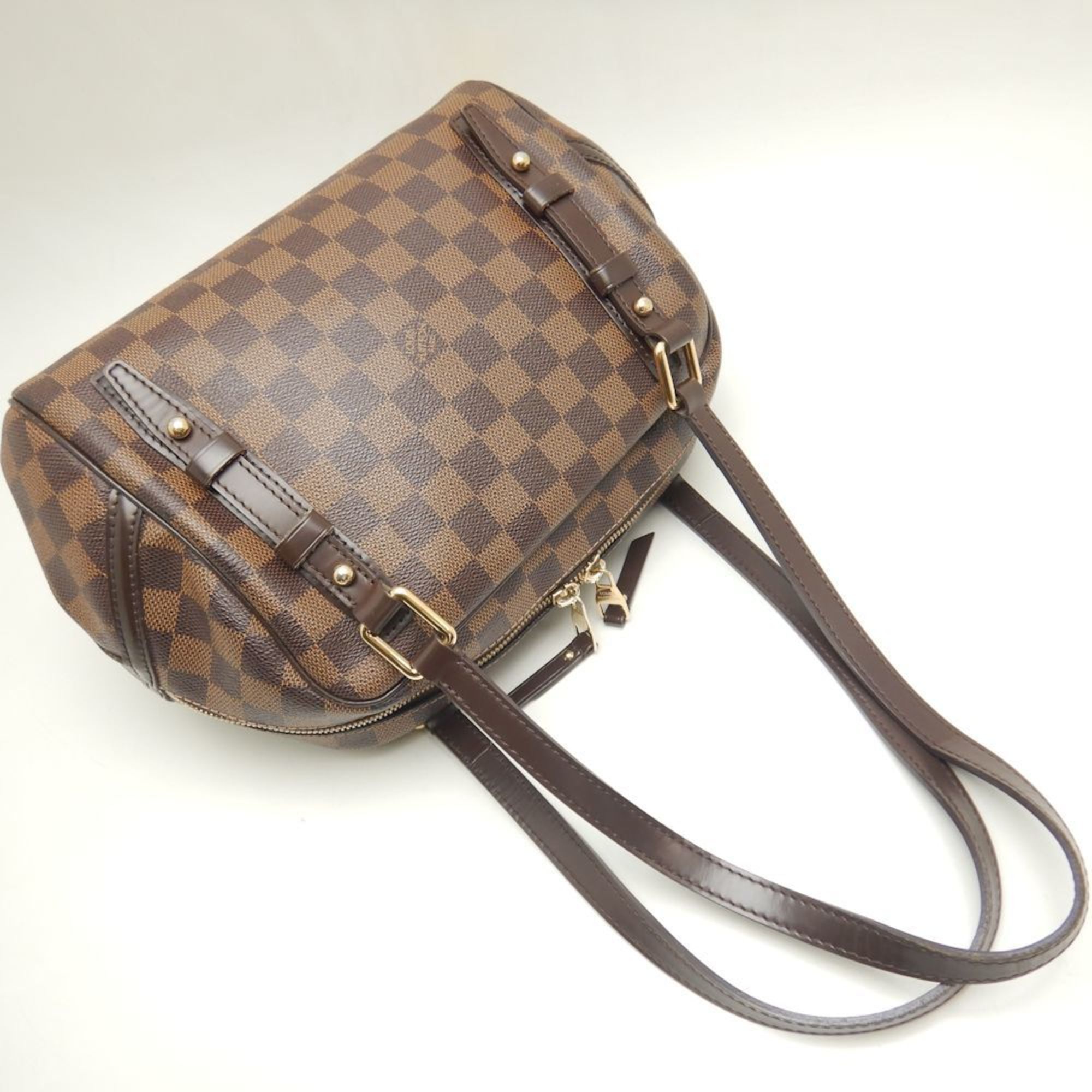 Louis Vuitton Ebene Pvc Shoulder Bag (Pre-Owned)