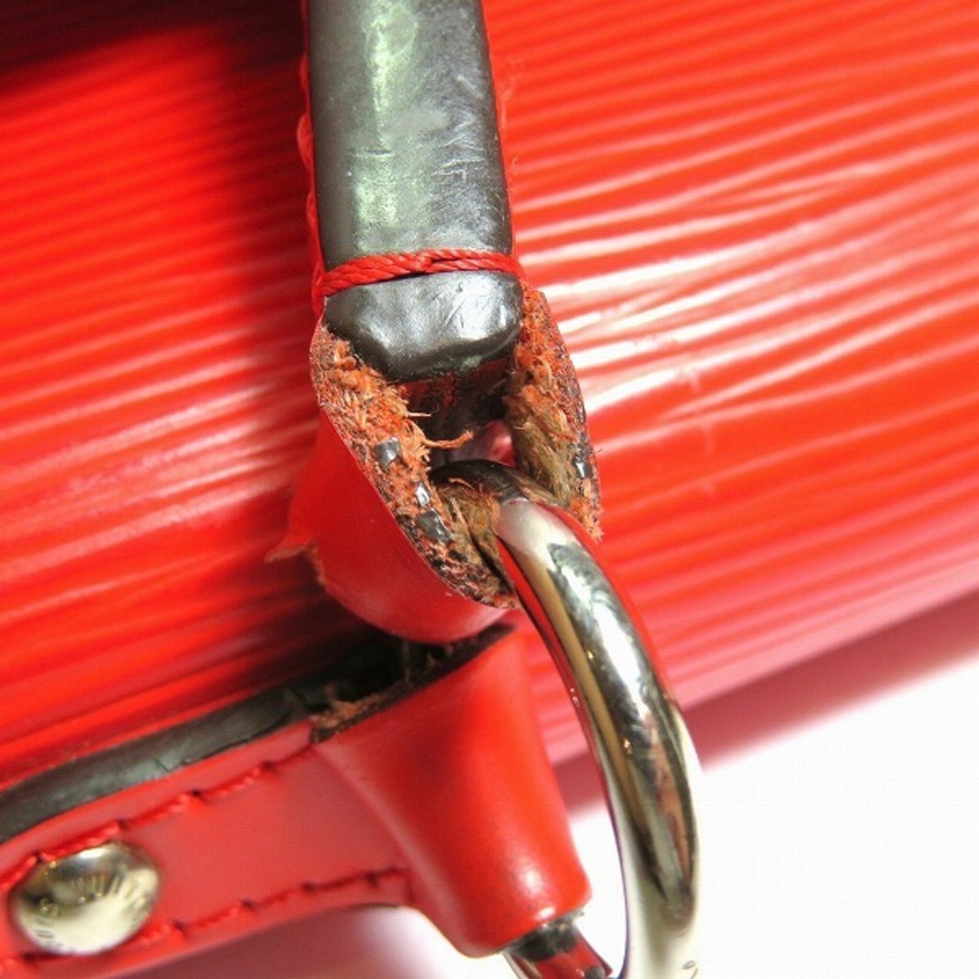 Louis Vuitton Coquelicots Red Color Epi Leather Handbag Shoulder Bag (Pre-Owned)