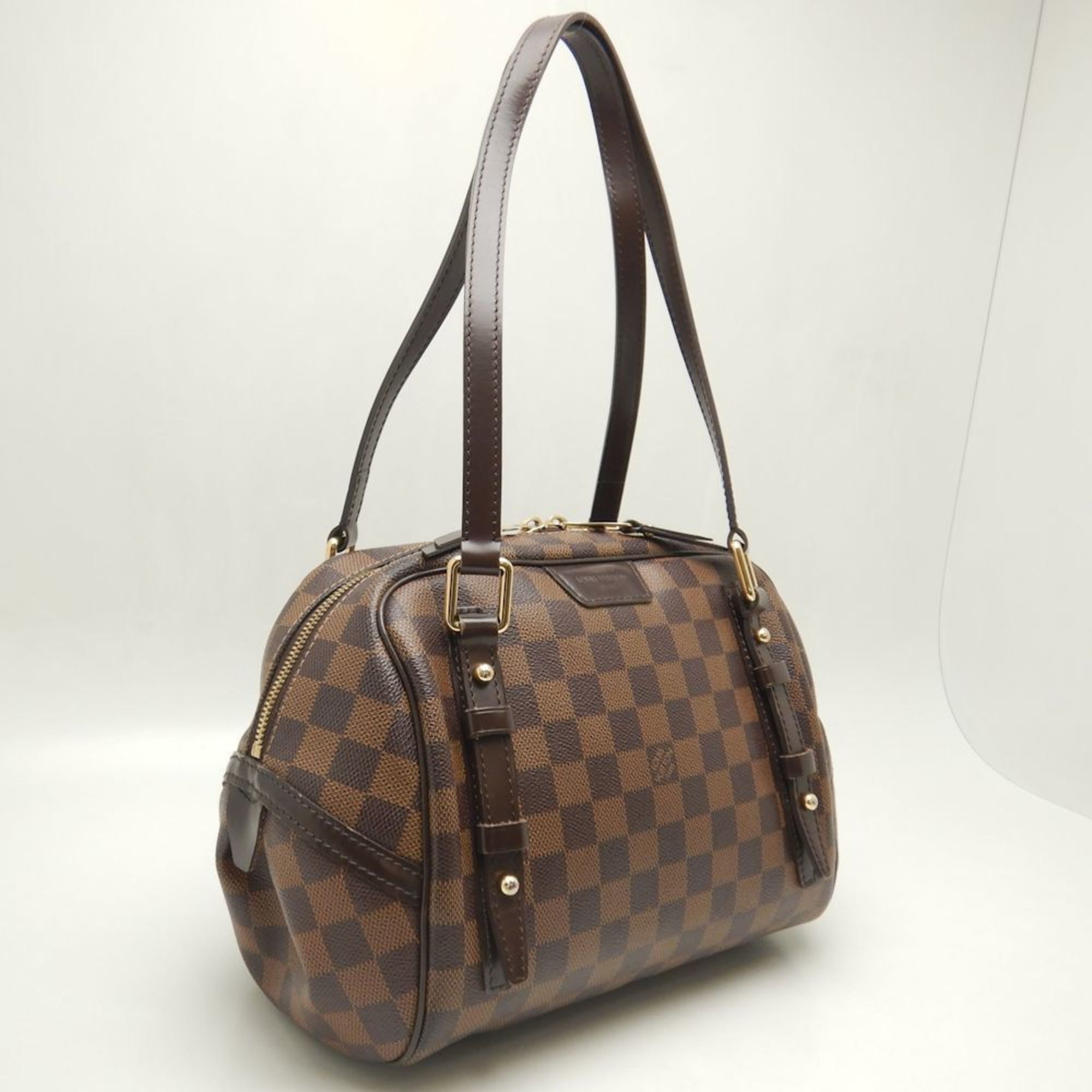 Louis Vuitton Ebene Pvc Shoulder Bag (Pre-Owned)