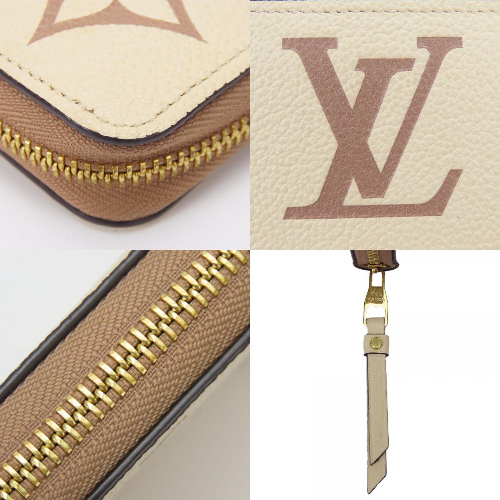 Louis Vuitton Beige Cream Monogram Empreinte Long Wallet (Bi-Fold) (Pre-Owned)