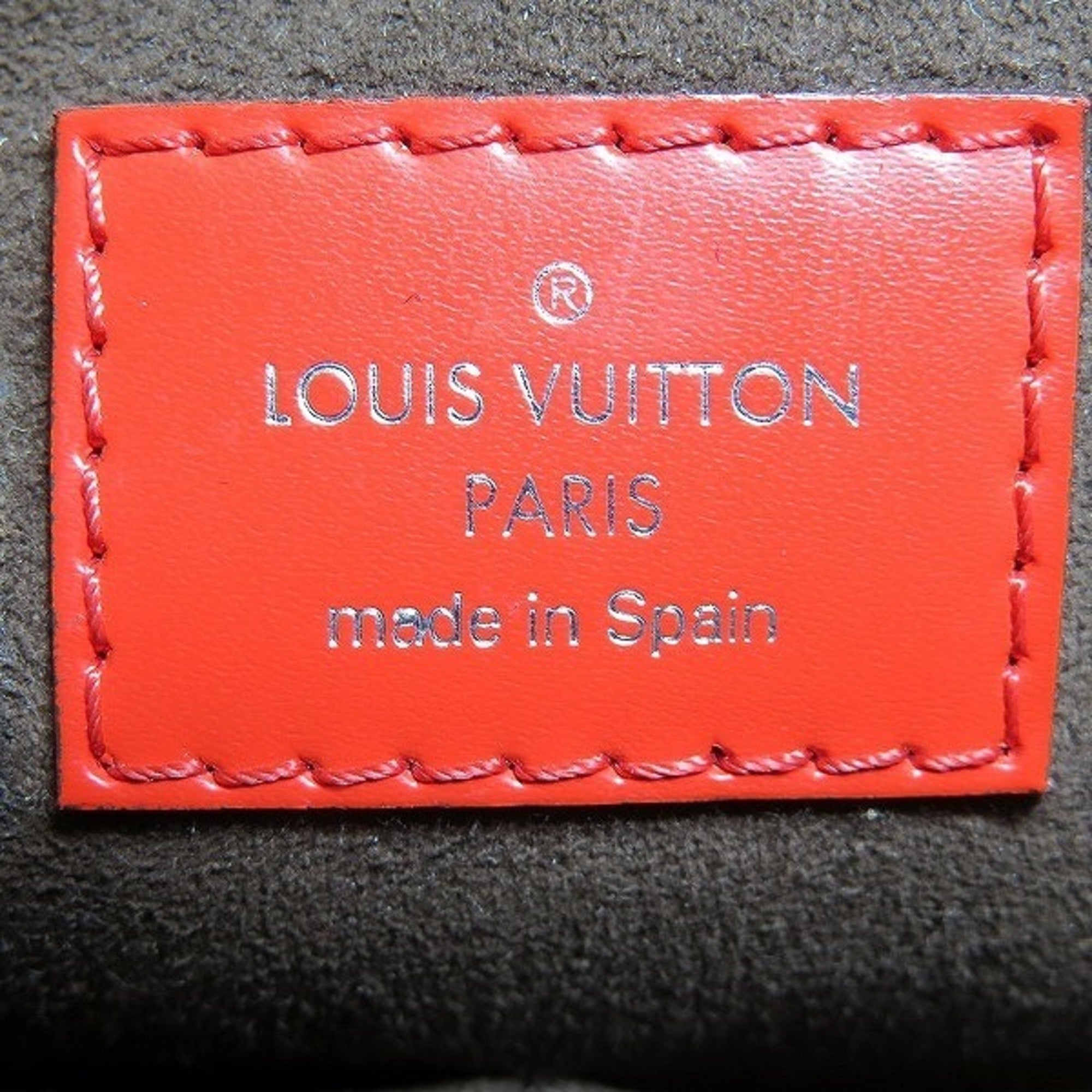 Louis Vuitton Coquelicots Red Color Epi Leather Handbag Shoulder Bag (Pre-Owned)